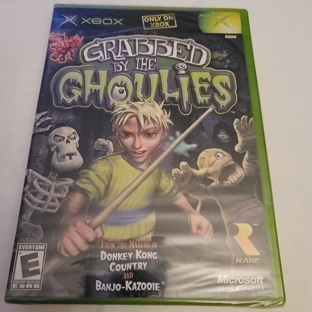 Grabbed By the Ghoulies - Xbox Brand New Original Factory Y-Fold Sealed!